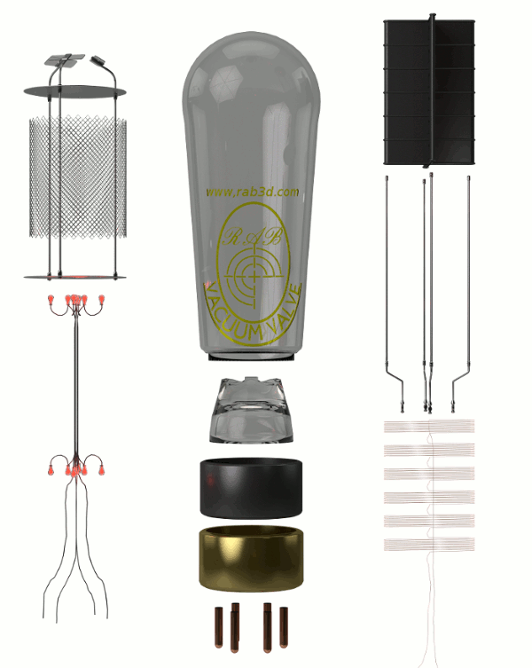 Valve exploded view drawing